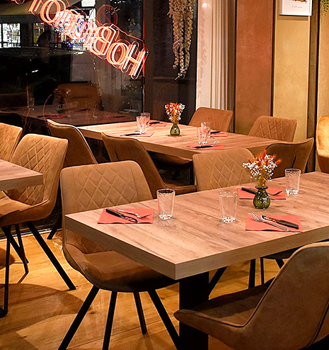 Restaurant convivial et chaleureux Ho Bruno Pizza